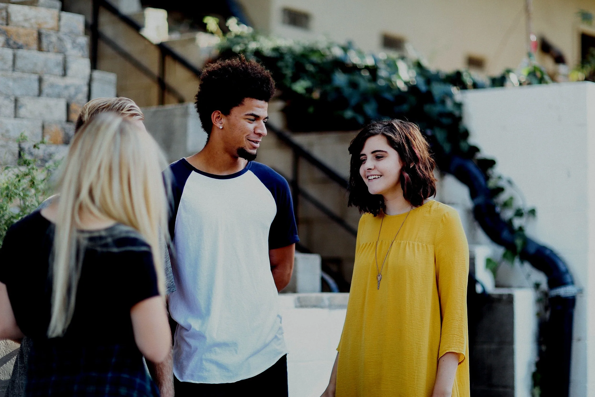 Group of students chatting